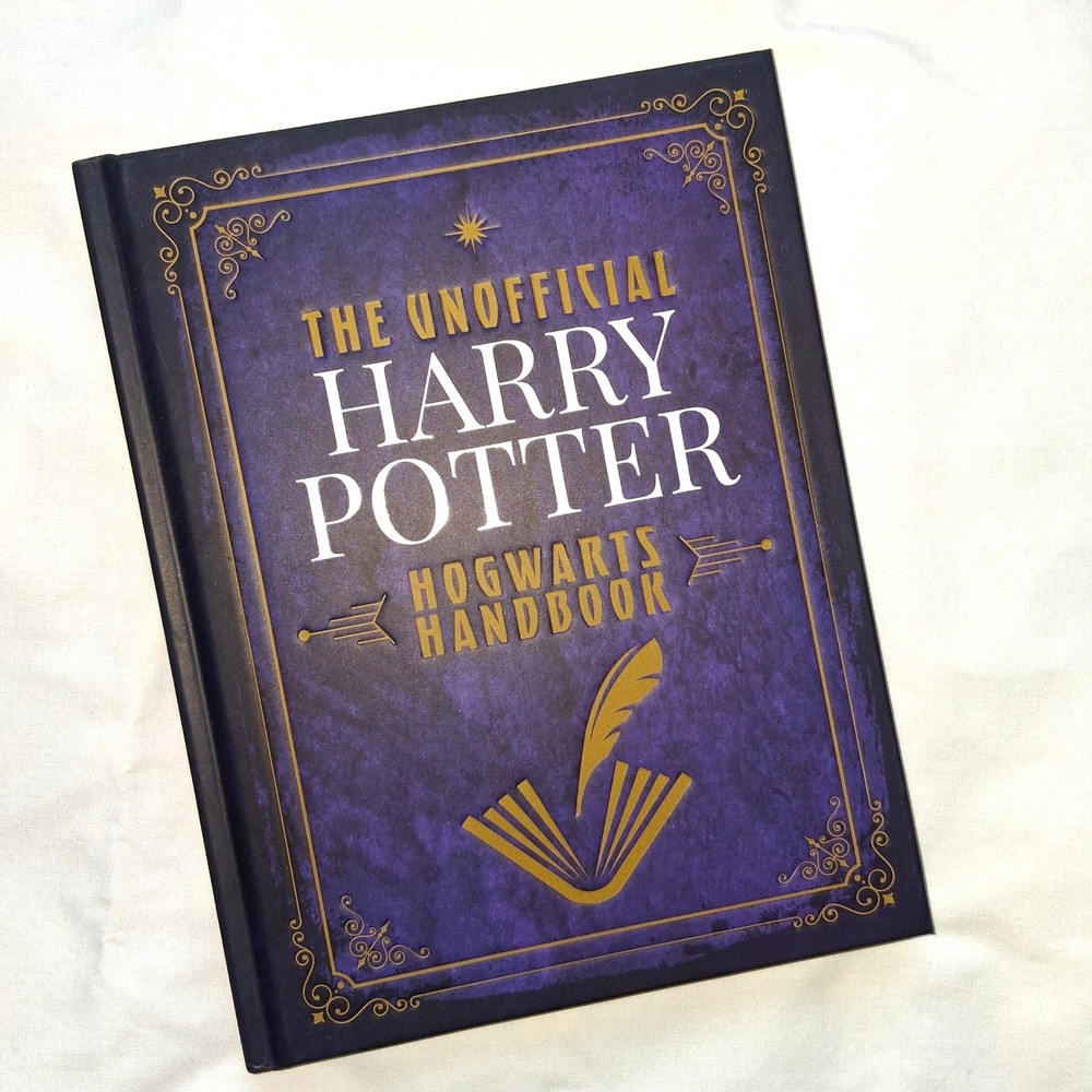 The Unofficial Harry Potter Hogwarts Handbook Hardcover Guide Lore Trivia Purple